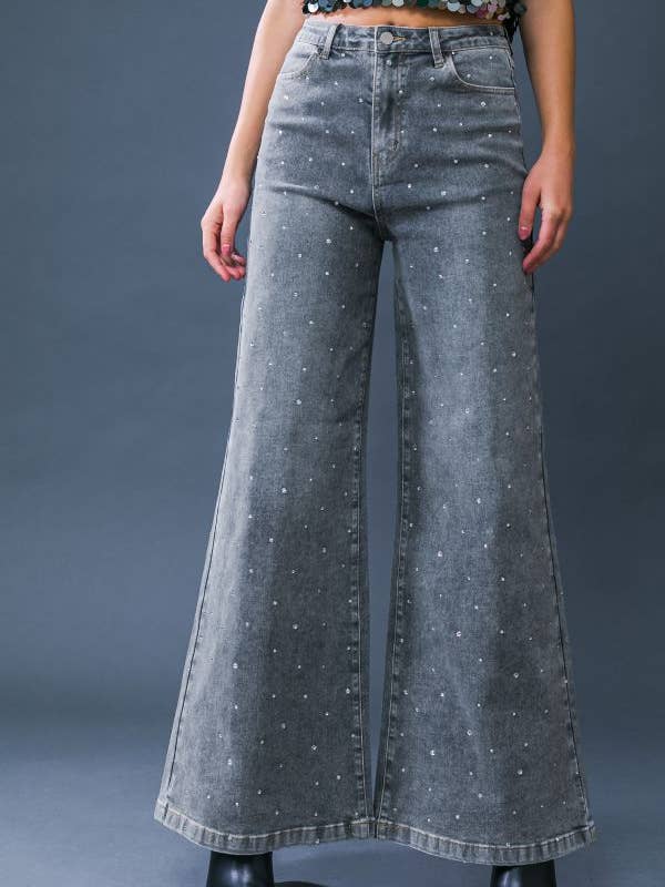 En vasket denim buks - IP8123 for engroshandel hos FLYING TOMATO