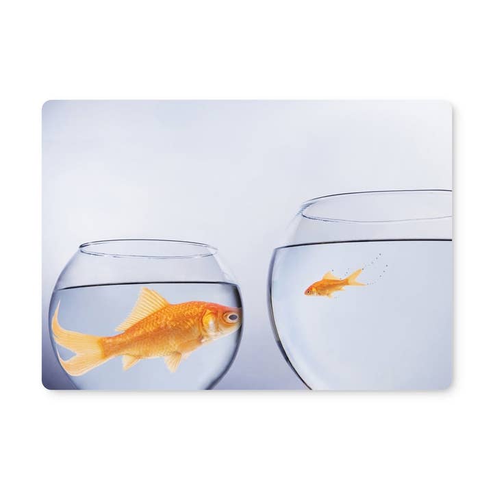 Grote vis kleine vis placemat voor wholesale door Sorbey