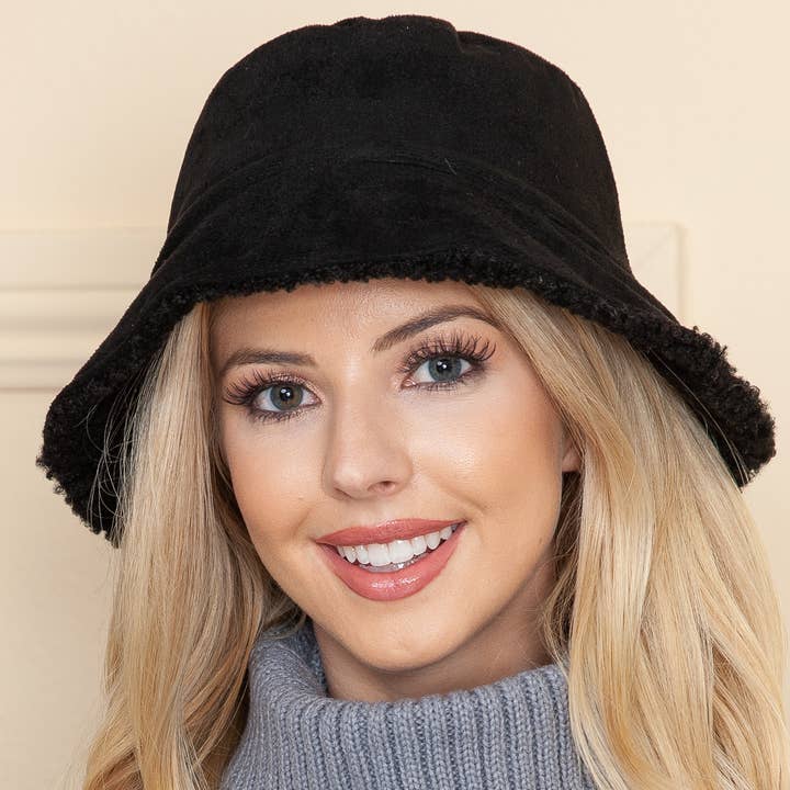 Justin & Taylor - Vendita all'ingrosso Cappello da pescatore - Donna - Chill Out - Cappello da pescatore reversibile in soffice velluto15