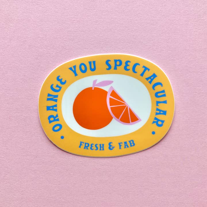 Nixie - Wholesale Sticker - Orange Spectacular Fruit Sticker