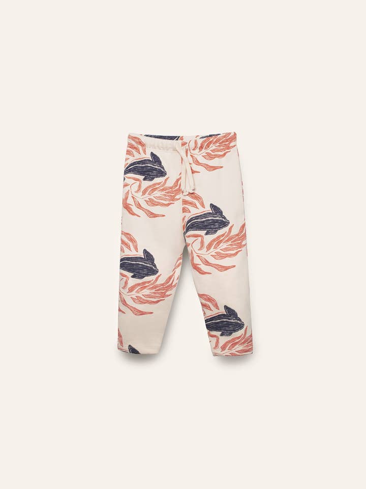 Organic Pima cotton sweatpants - whale for wholesale by Granelito
