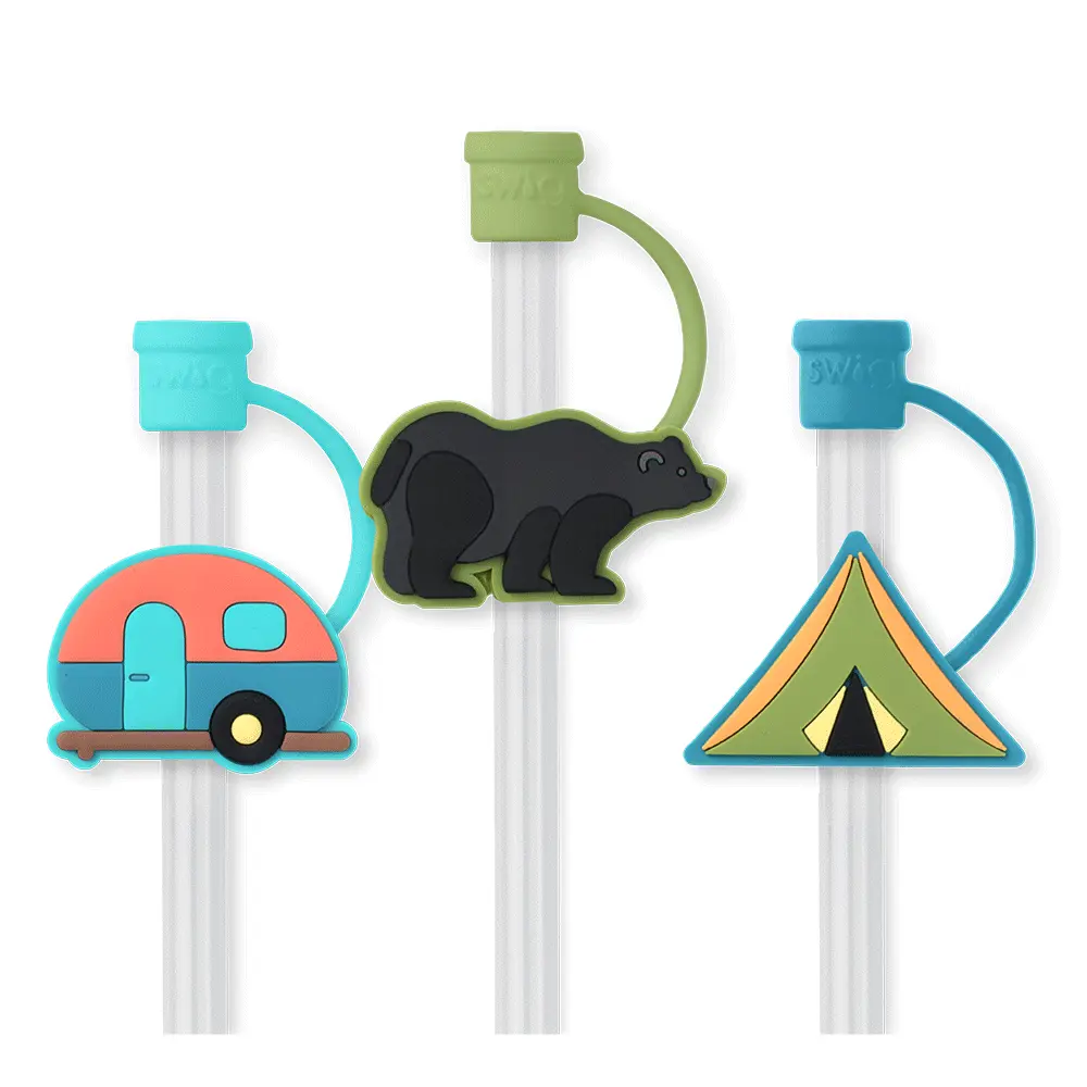 Errbody in the Camp Straw Topper Set for wholesale by Swig Life