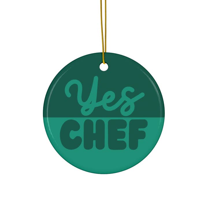 R is for Robo - Wholesale Ornament - Yes Chef Ornament Holiday Ornaments Pop Culture Gift for Men