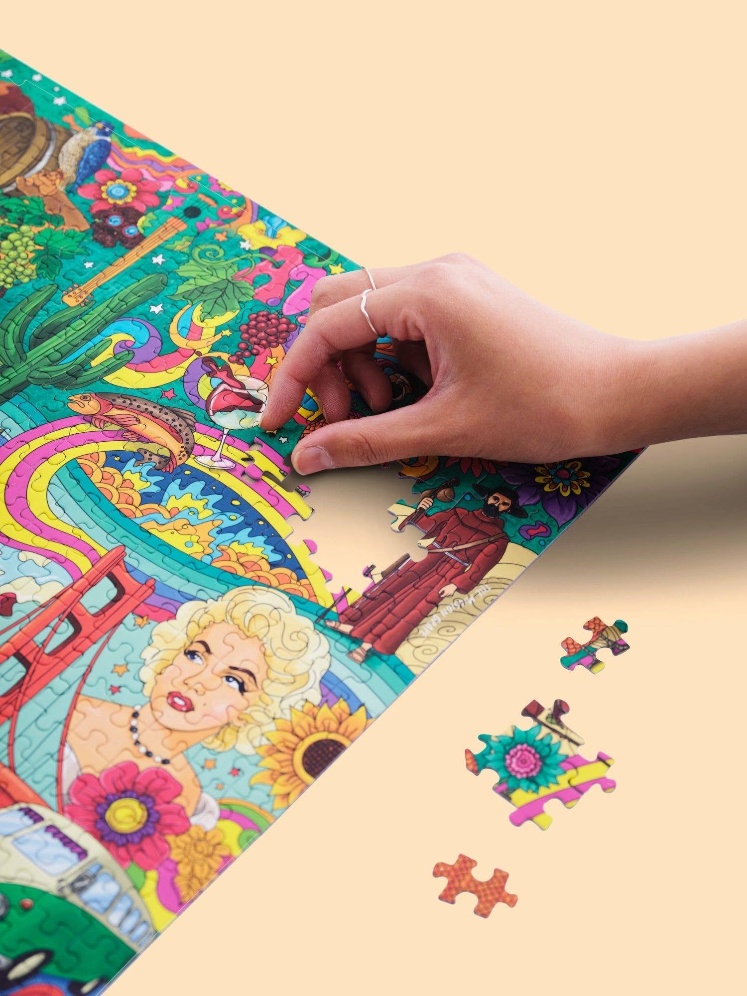 Water & Wines – wholesale Puzzle – Adult – Wine Puzzle - California3