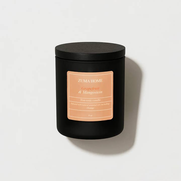 Grapefruit & Mangostein Non Toxic Candle for wholesale by Zuma Nutrition