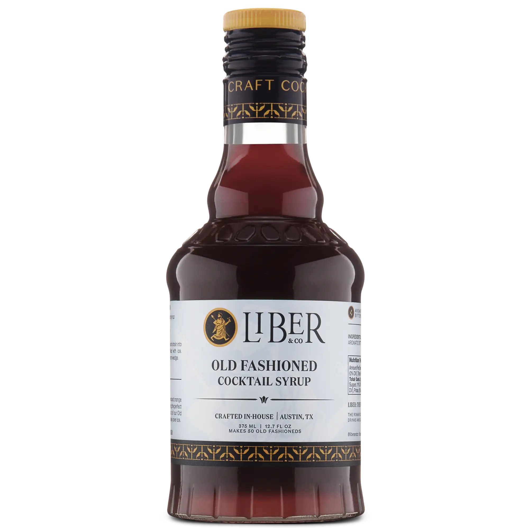 Liber & Co. - Wholesale Cocktail Mix/Syrup - Old Fashioned Cocktail Syrup3