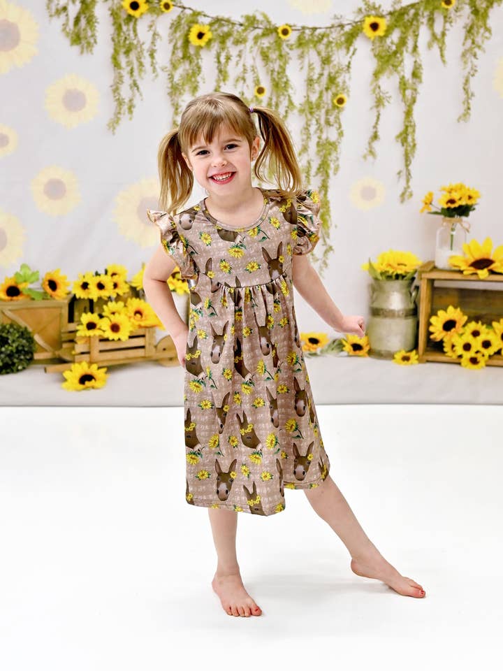 Vestido de Seda com Leite de Burra por atacado de Great Lakes Kids Apparel