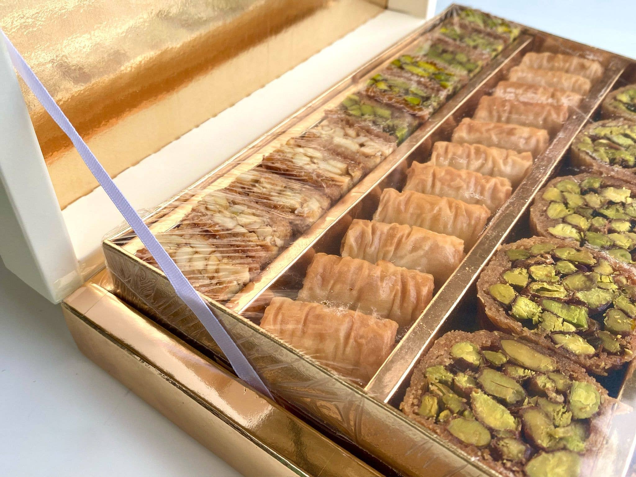 Aladdin - Wholesale Koekje - Zaitoune premium mix baklava met honing (500 gram | 1,1 lb)7