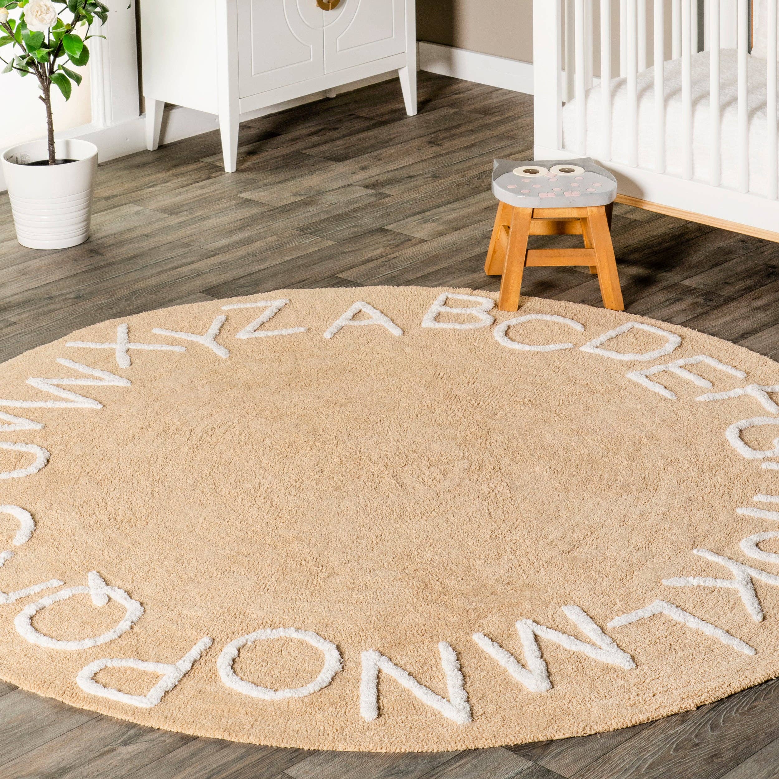 nuLOOM - Wholesale Area Rug - Kids & Baby - Kids Washable Round Alphabet Rug65