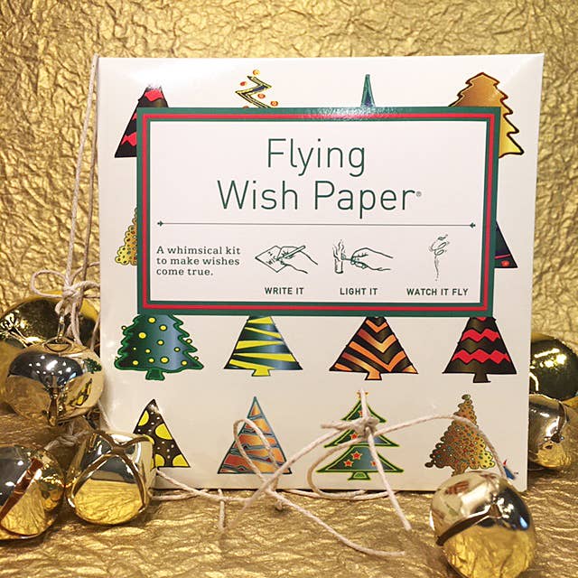 FLYING WISH PAPER ® - Wholesale Christmas Card - HOLIDAY TREES – WISH PAPER™ Christmas Craft Kit, Holiday DIY1