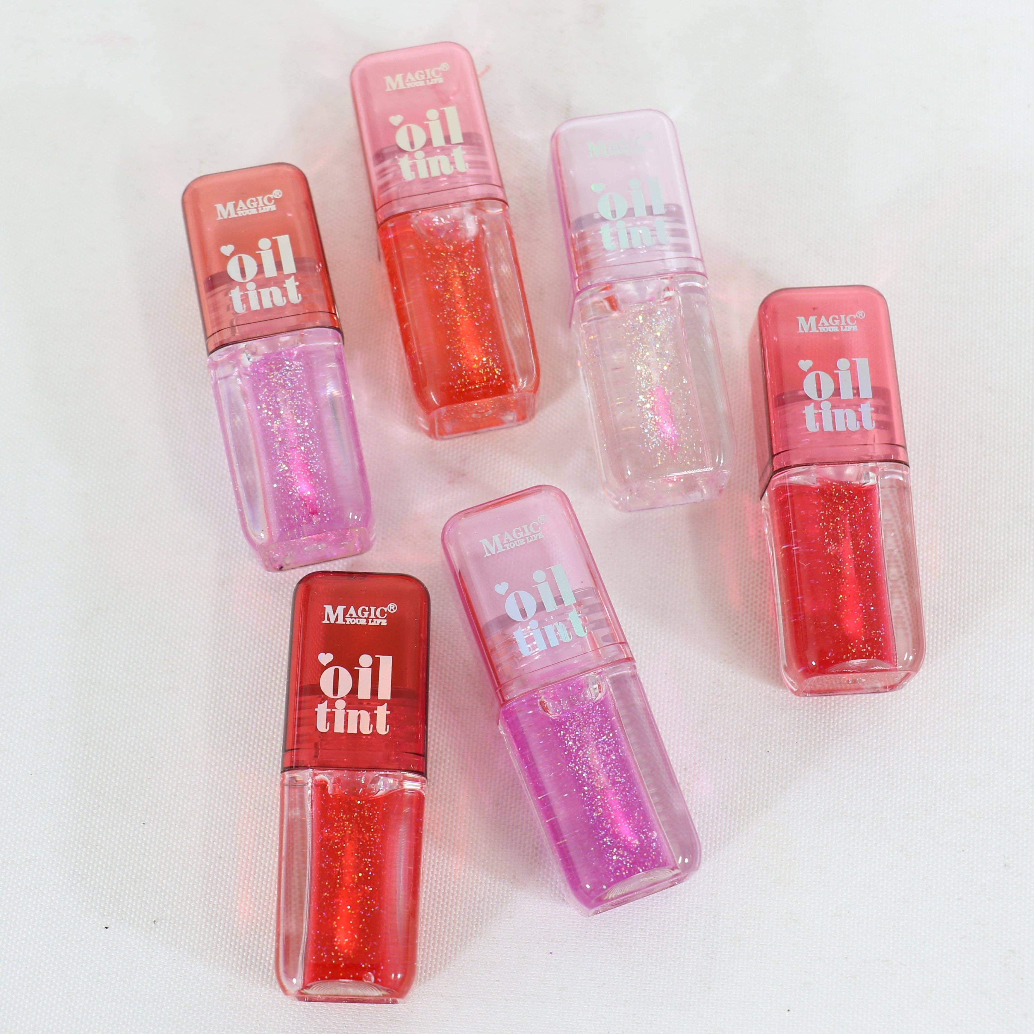 ASSORTED Magic you life Oil Tint Lip Gloss LC368. (24PC) for wholesale on Faire25