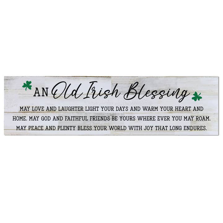LifeSong Milestones - Wholesale Plaque - Saint Patrick's Large Wall Plaque Decor Old Irish Blessing
