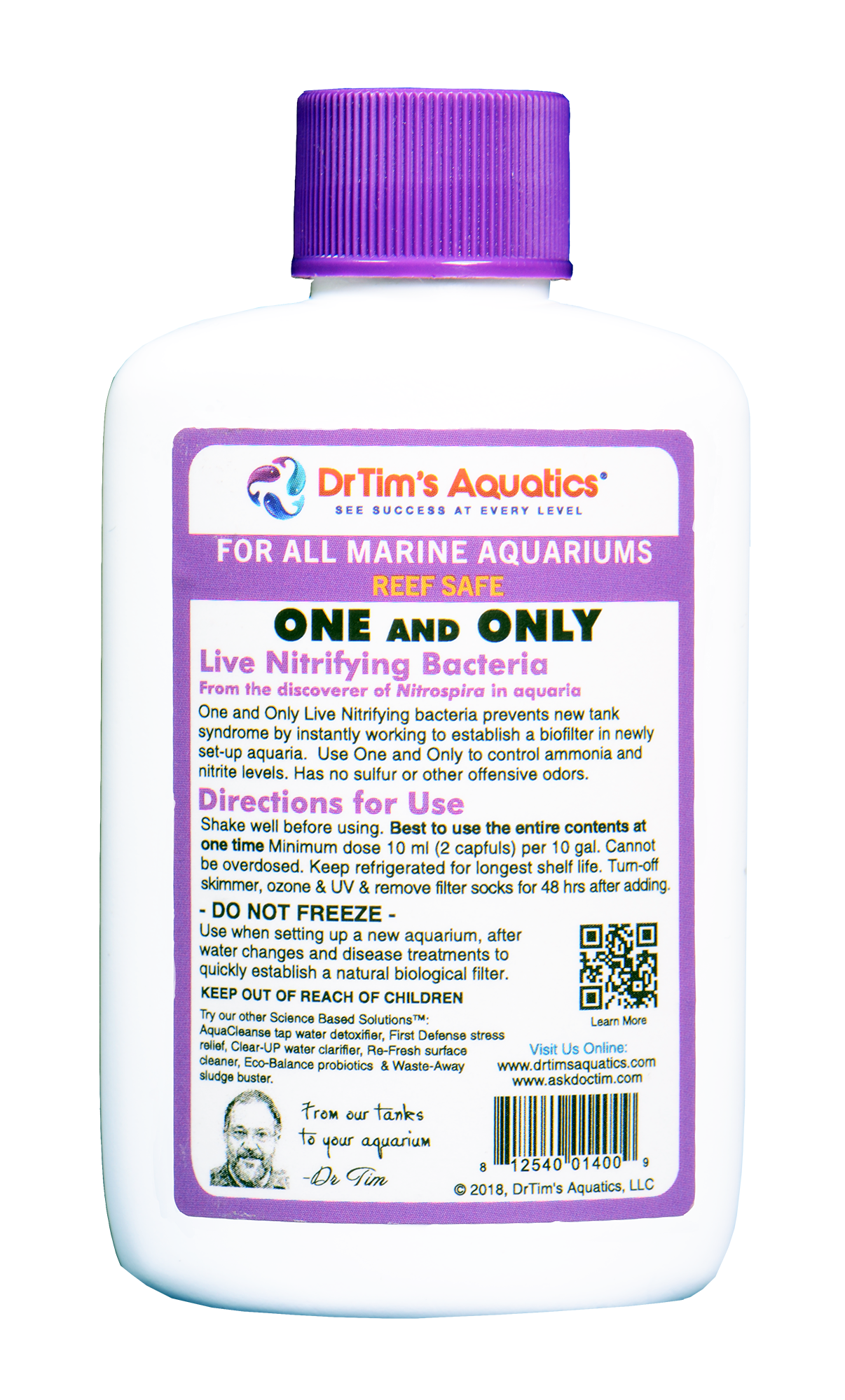 DrTim's Aquatics - Wholesale Pet Supplement - Not Cat/Dog - Reef One & Only1