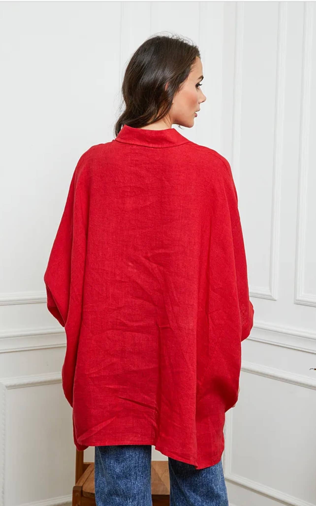 LÉA & LUC - Wholesale Button Down Shirt - Women's - 100% Linen Shirt REF. 285863