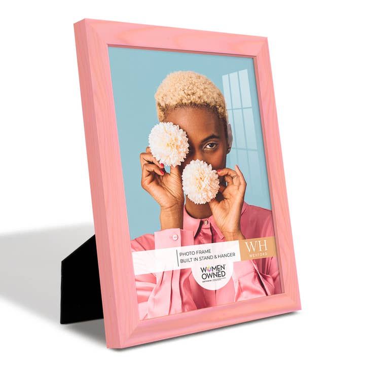 Wexford Home - Wholesale Picture Frame - Photo Frame, Real Wood with Wood Grain, Sunset Pink15