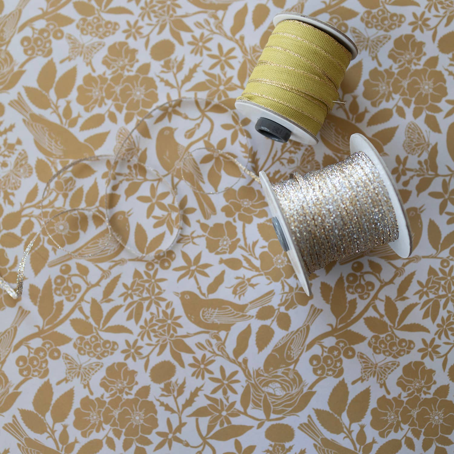 Botanica Paper Co. – Engroshandel Gavepapir – SONGBIRDS | Dobbeltsidet indpakningspapir3