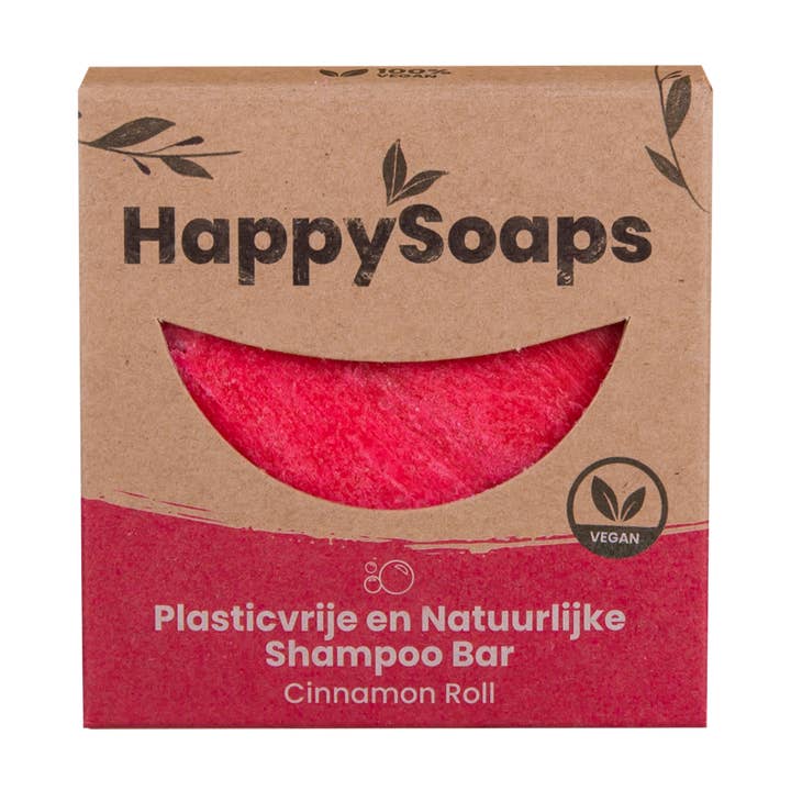 HappySoaps - Wholesale Shampoo Puck/Solid Shampoo - Shampoo Bar - Cinnamon Roll