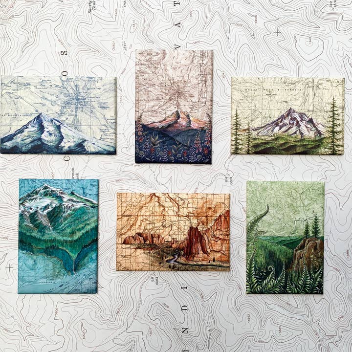 Final Switchback by Katie Jeanne Reim - Wholesale Magnet - Oregon Wilderness Magnets4