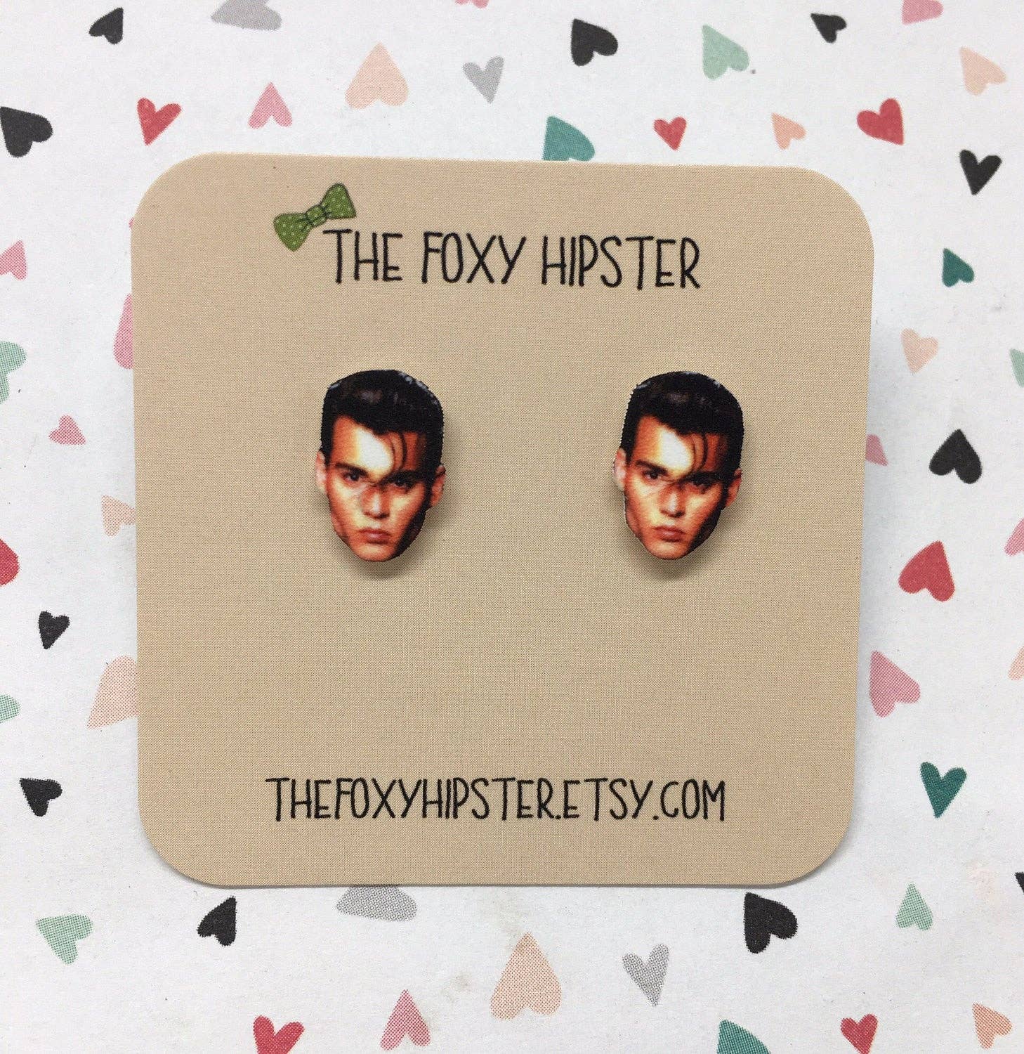 The Foxy Hipster – Brincos de pino por atacado – Brincos Cry Baby Stud