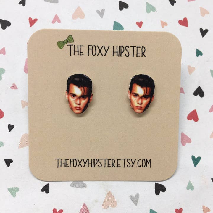The Foxy Hipster - Wholesale Stud/Post Earrings - Cry Baby Stud Earrings