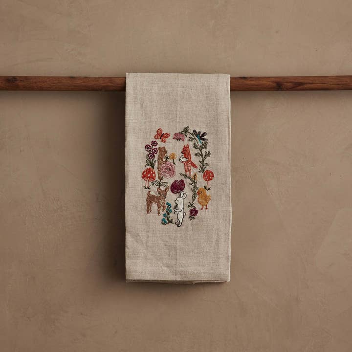 Torchon Secret Garden pour la vente par Coral & Tusk