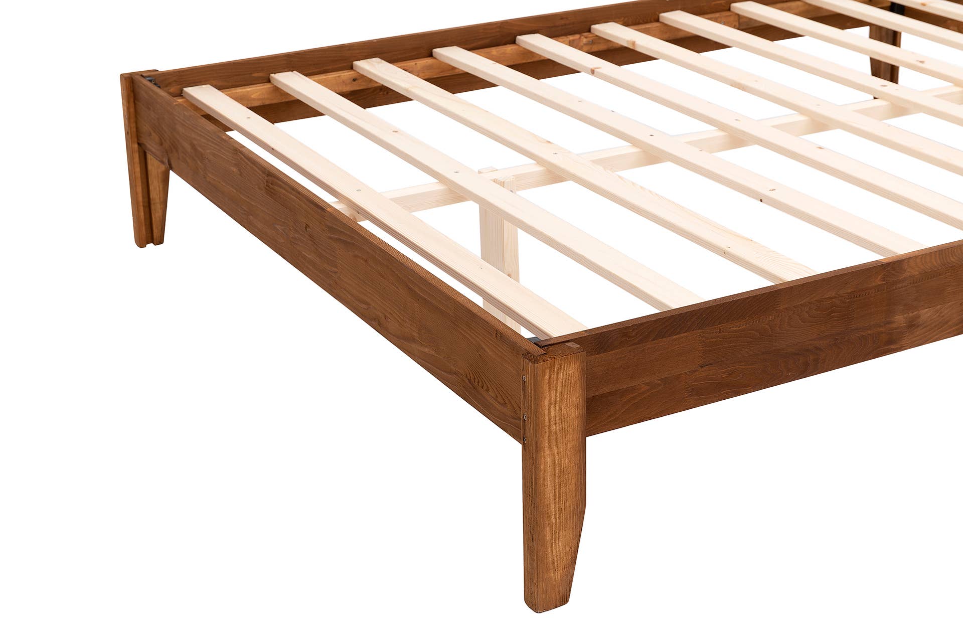 Deholzwart GmbH - Wholesale Bed - Galaxi model wooden bed single pine wood - BROWN5