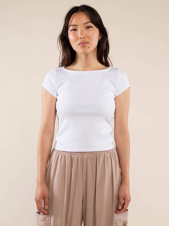 NLT - Wholesale T-Shirt - Women's - Valencia 2x1 Rib Baby Tee