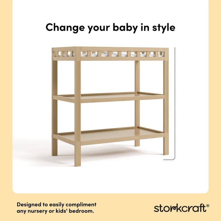 Storkcraft - Wholesale Bed - Kids & Baby - Storkcraft® Morningside™ Changing Table with Bonus Water-Resistant Changing Pad41