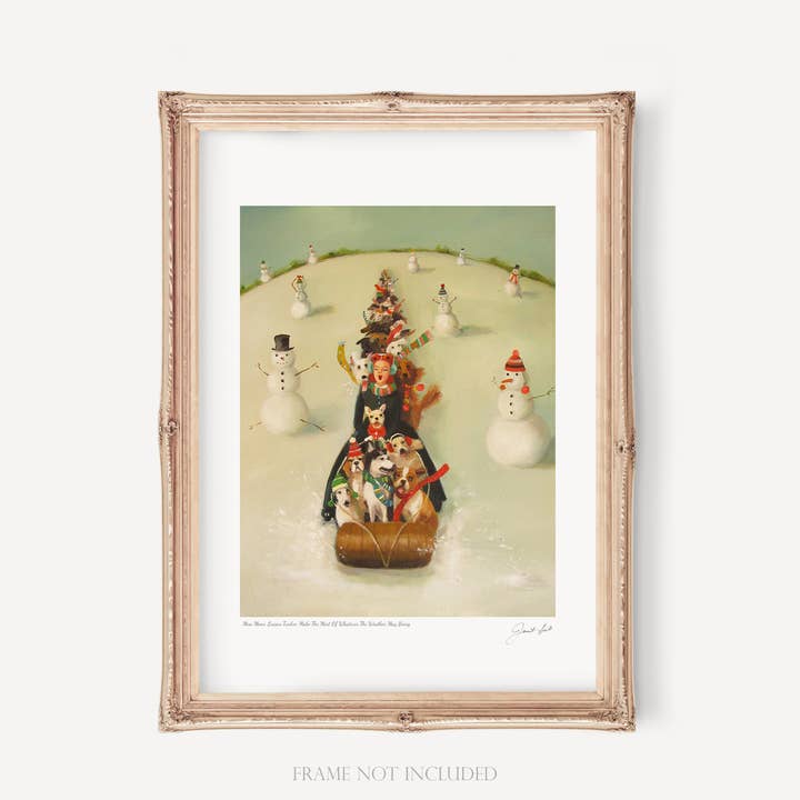 JANET HILL STUDIO - Wholesale Art Print - Miss Moon Lesson Twelve Art Print - 11" X 14"