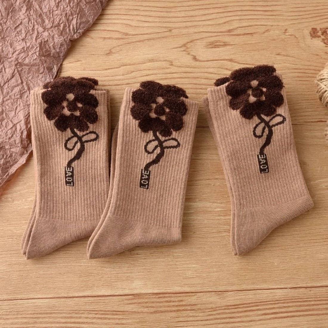 Funkyrel® Atzbranding Limited - Wholesale Socks - Women's - Rufia - Bear Print Winter Socks2