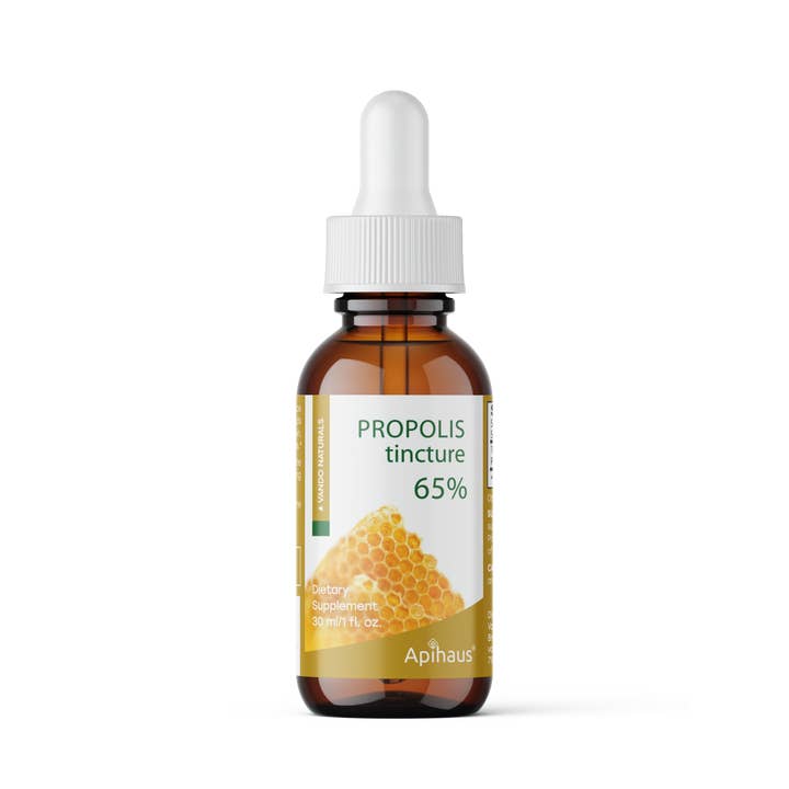 Tintura di propoli 65% 1 fl. oz. per la vendita all'ingrosso da parte di Vando Naturals