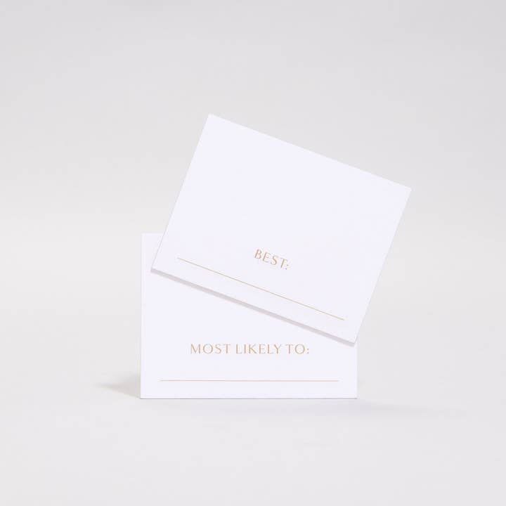 Dear Annabelle – wholesale Place card / place holder – Superlatives Place Cards