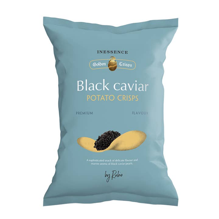 Potato Chips Black Caviar, Inessence for wholesale by Solfarmers INC