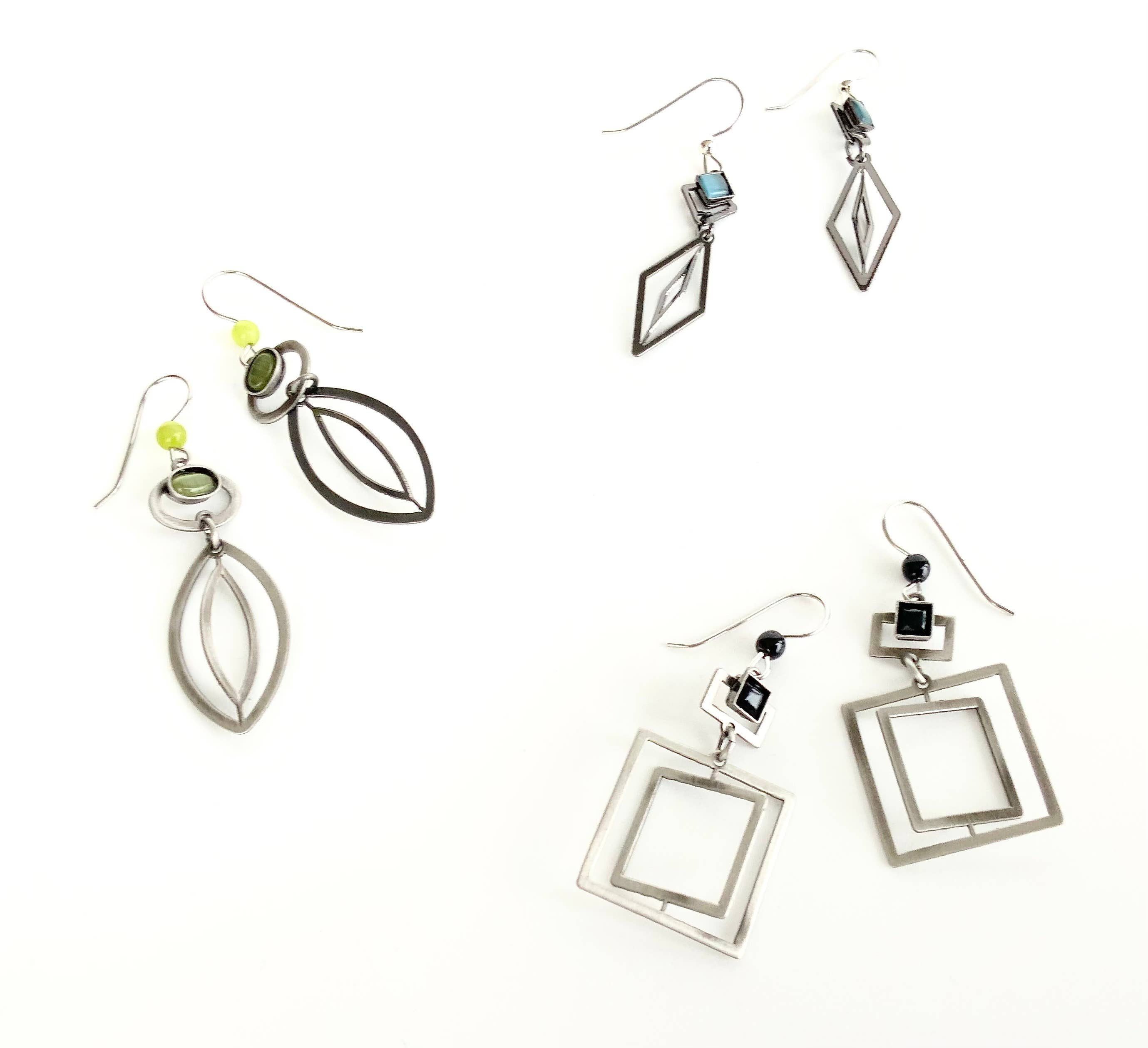 Christophe Poly / Crono Design - Vente Parures de bijoux - Prépack BOUCLES D'OREILLES (DY12P) - 18x Crochets d'Oreilles en Fil & Présentoir Offert50