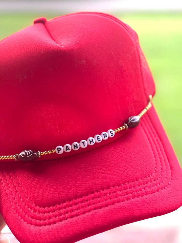 Football Game Day Trucker Hat Chain for wholesale by ShannAgains Jewels