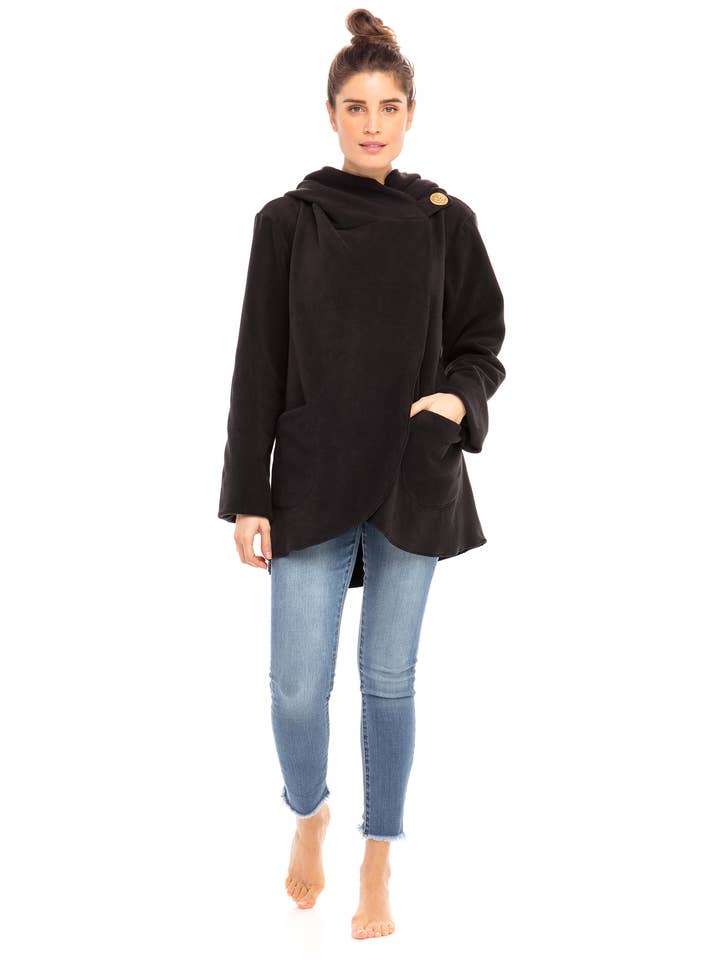 Rivendell Fleece Hoodie Jacket-04204 for wholesale by Nusantara Inc.