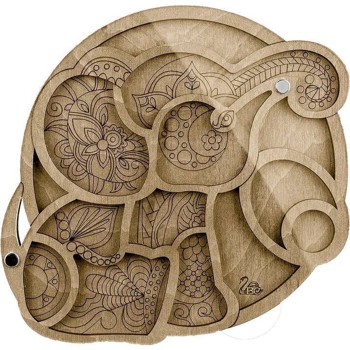 Perleorganisator med gennemsigtigt låg FLZB-033 for engroshandel hos HobbyJobby