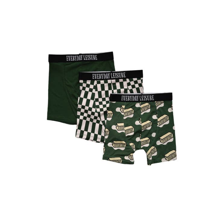 Everyday Leisure - Wholesale Underwear - Kids - Everyday Boxer Briefs | Butter 3-pk