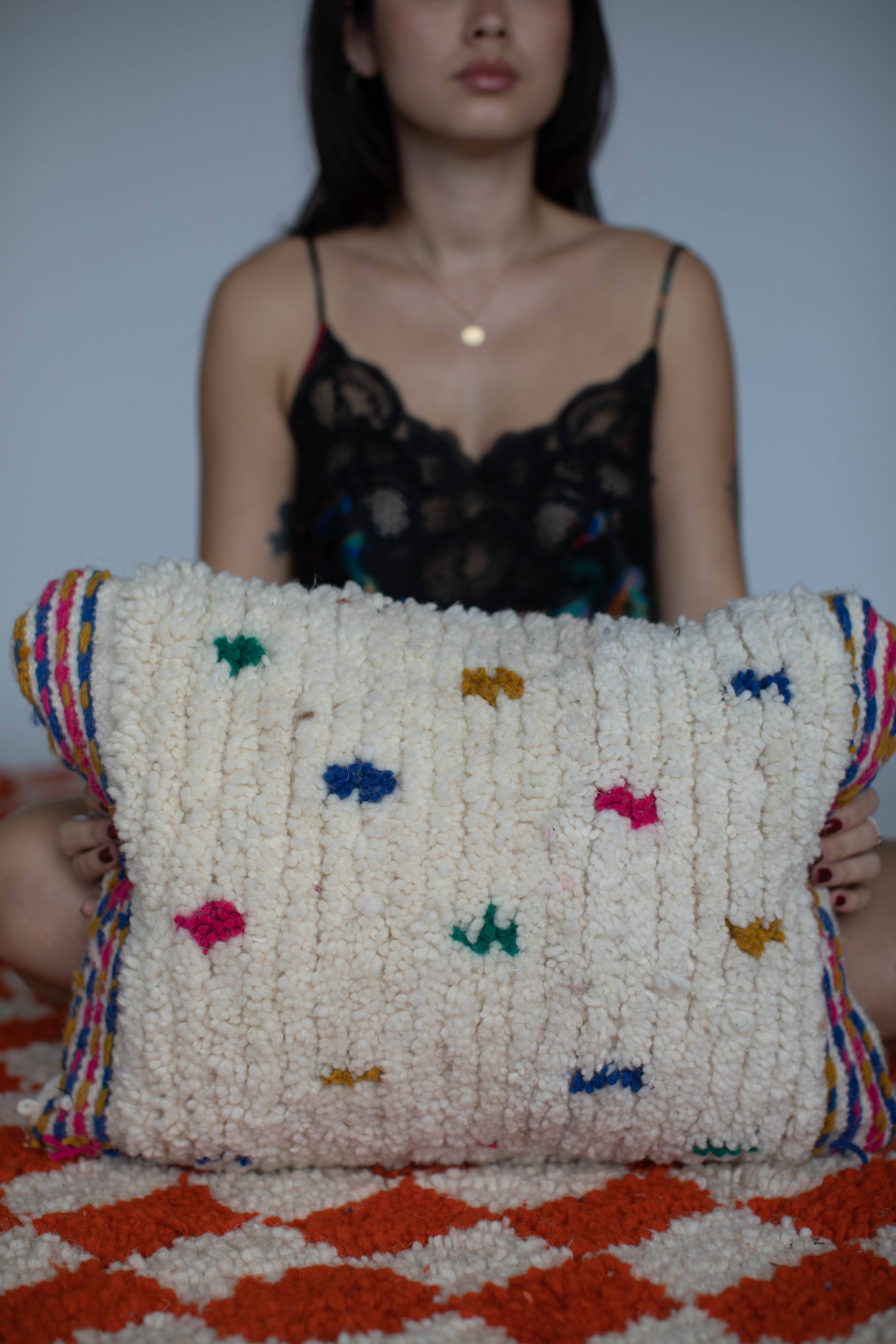 Voyage - Wholesale Throw pillow cover - Checkered Moroccan Pillow Covers3