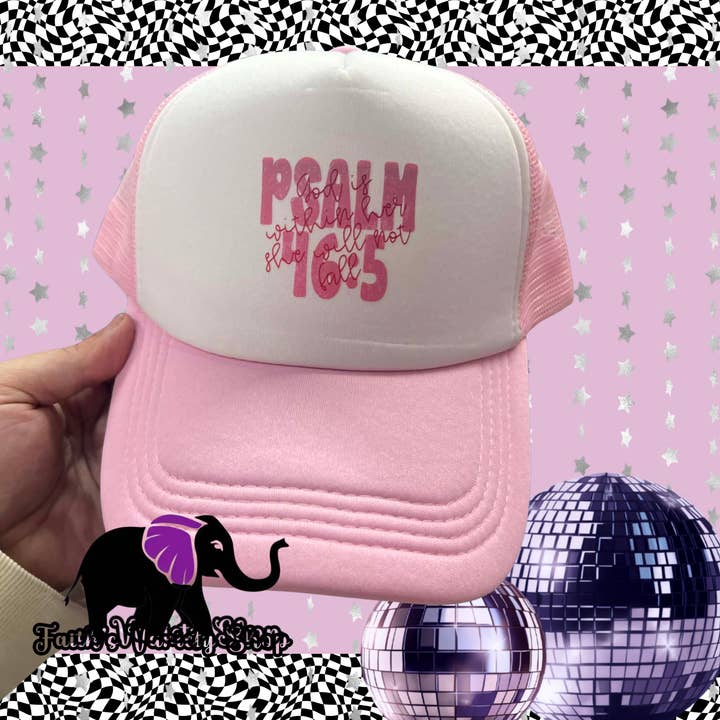 Pink Psalm 46:5 Hat for wholesale by Faith'sVarietyShop