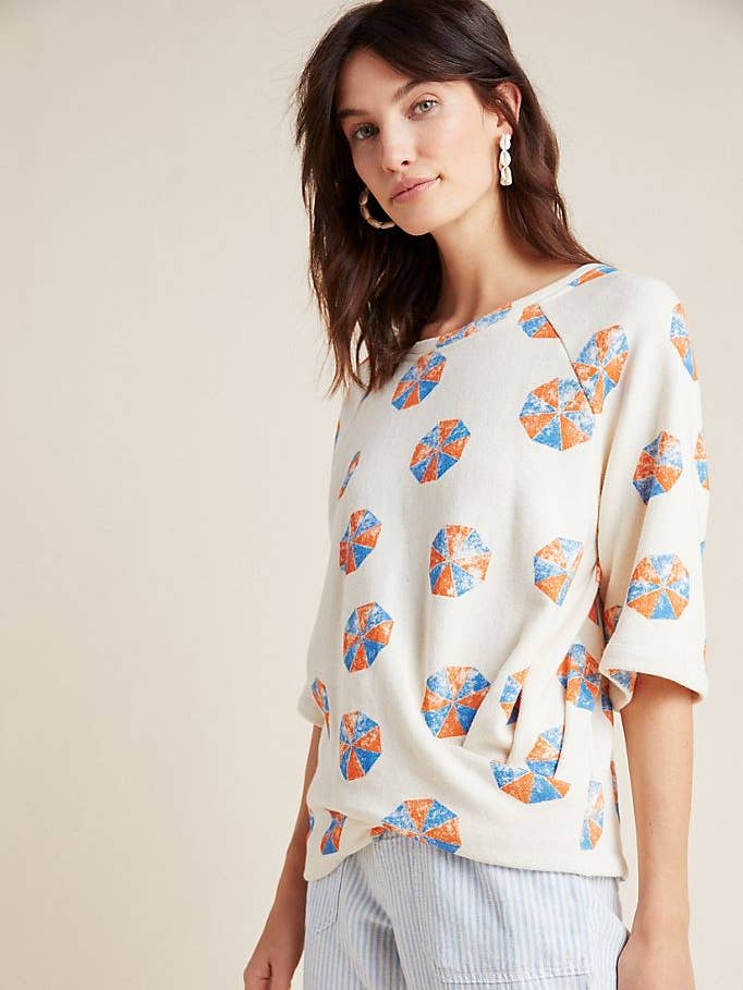 Beach Umbrella Pullover for wholesale by Eva Franco