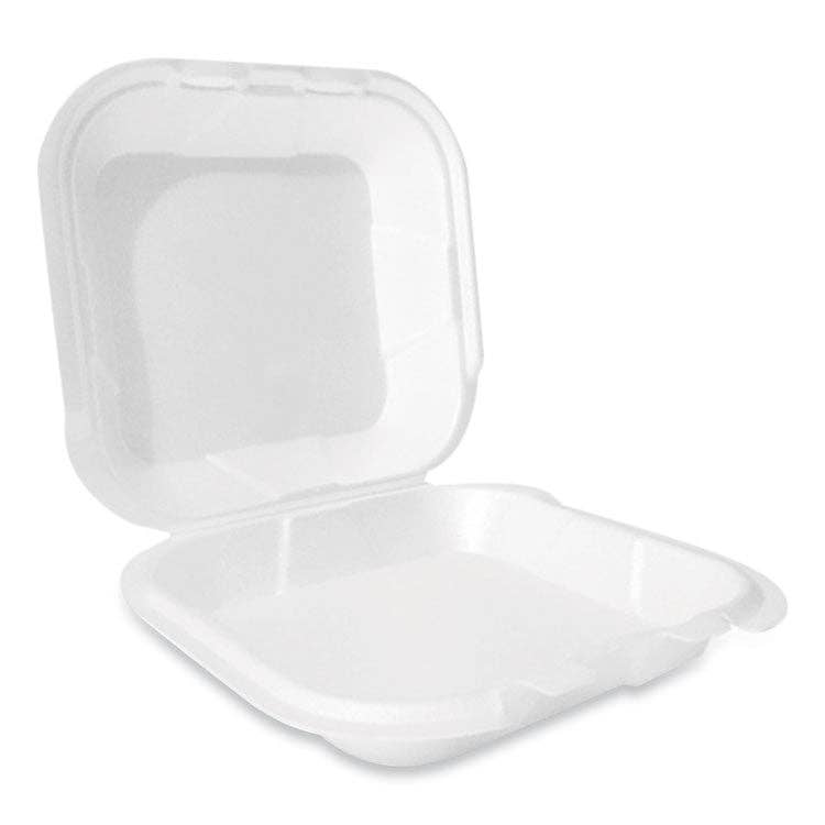 Everyday Supply Co - Wholesale Food Storage Container - Plastifar White Foam Hinged Lid Containers, 9x9x3, 200/Carton0
