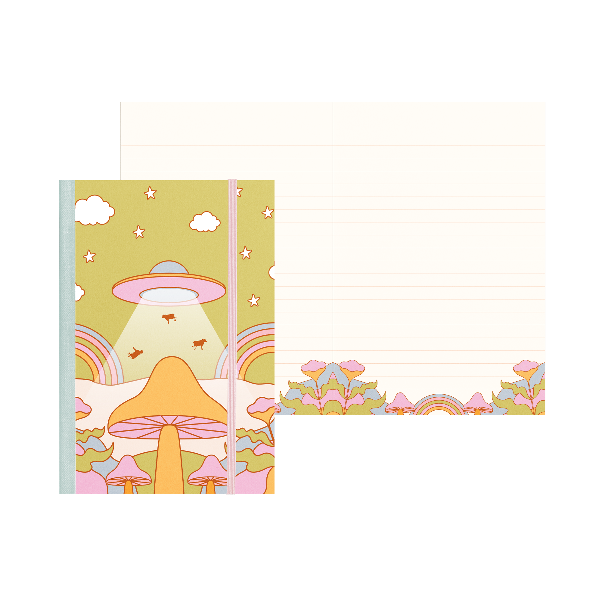 Talking Out of Turn - Wholesale Notebook - The Trippy Hippie Notebook1