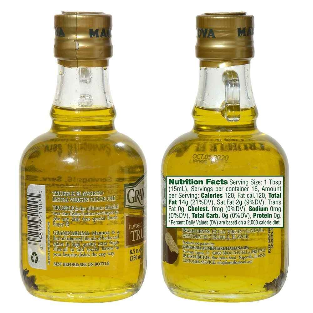 Fine Italian Food - Wholesale Olive Oil - Mantova Grand'Aroma Truffle Extra Virgin Olive Oil, 8.5 oz.3