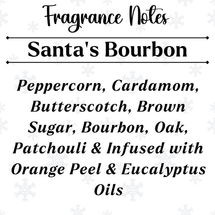 Honey Jar Creations - Wholesale Car Freshener - Unisex - Santa's Bourbon Hanging Car Diffuser – Christmas Edition2