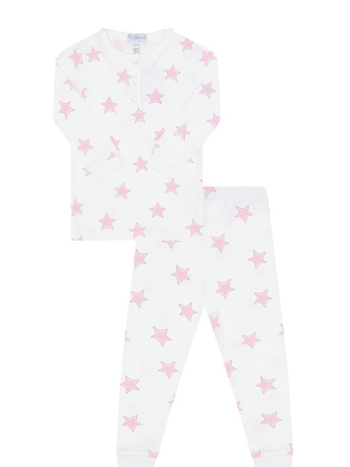 Pink Stars Print Pajama for wholesale by Nellapima