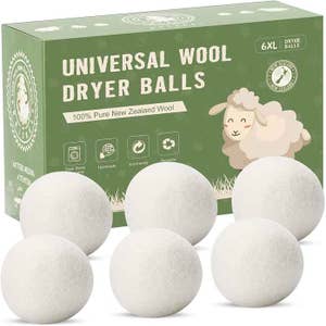 Plant Therapy Wool Dryer Balls 6 Pack and Sparkling Laundry Blend 3 Pack