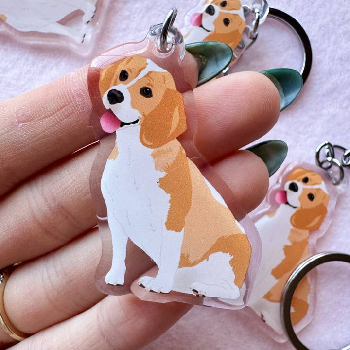 Our Cheery Corner - Wholesale Keychain - Unisex - Beagle (lemon) Keychain1
