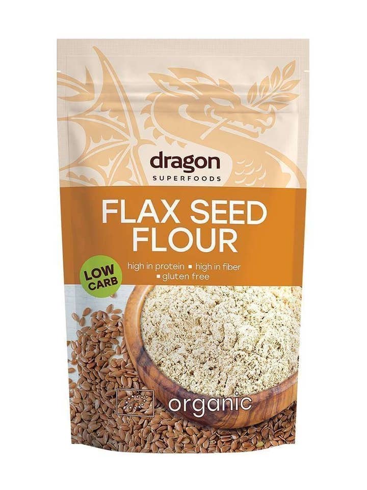 Leinsamenmehl, Bio, Drachen-Superfoods, 200 g/1kg für den Großhandel von Smart Organic