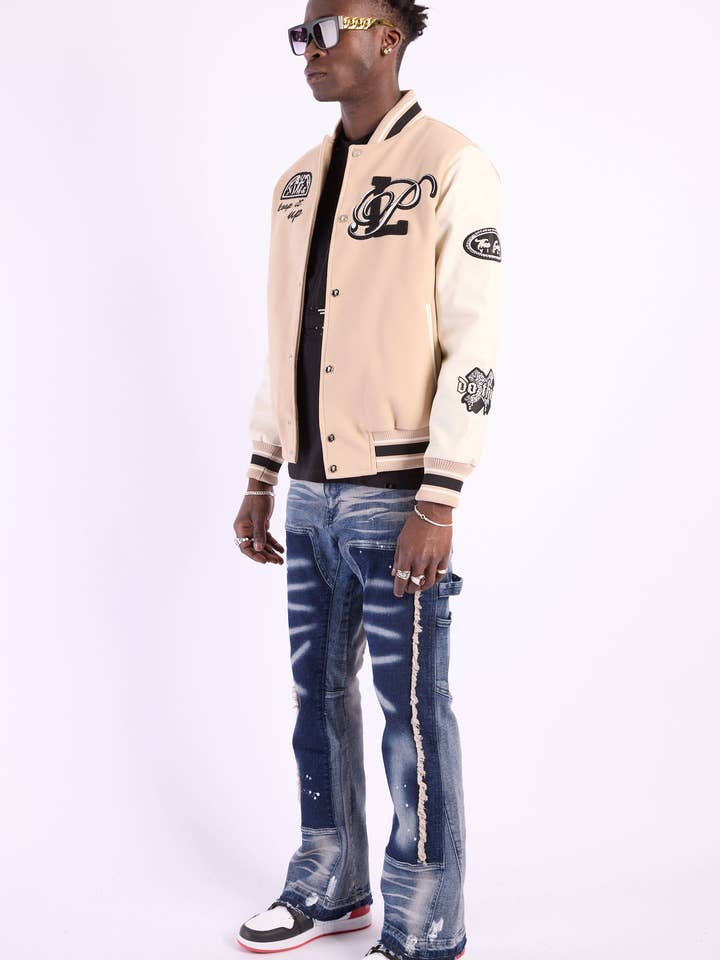 LEFT POINT - Wholesale Varsity/Baseball Jacket - Men's - COLLEGE JACKETS BUNNY11